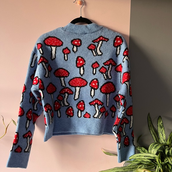 NWT Magic Mushroom Zara Knit Sweater Sold Out ππ - Picture 3 of 6